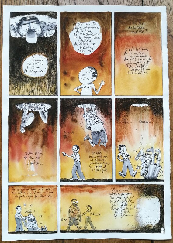 For sale - Laurent Houssin, Planche 35 de l'album Le potager Rocambole - Comic Strip