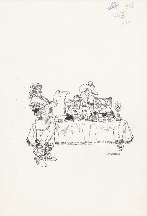 Jan Wesseling | 1988 | Het paaltje van Oosterlittens - Illustration originale