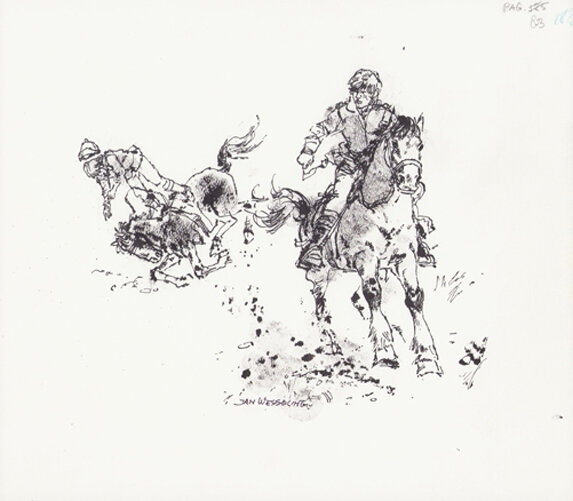 Jan Wesseling | 1989 | Job Joustra | Soldaat van de keizer - Original Illustration