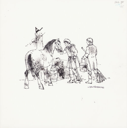 Jan Wesseling | 1989 | Job Joustra | Soldaat van de keizer - Illustration originale