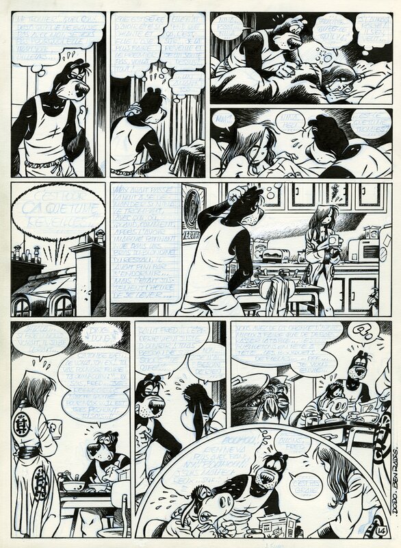 Ben Radis, Dodo, Max et Nina - T2 pl 14 - Planche originale