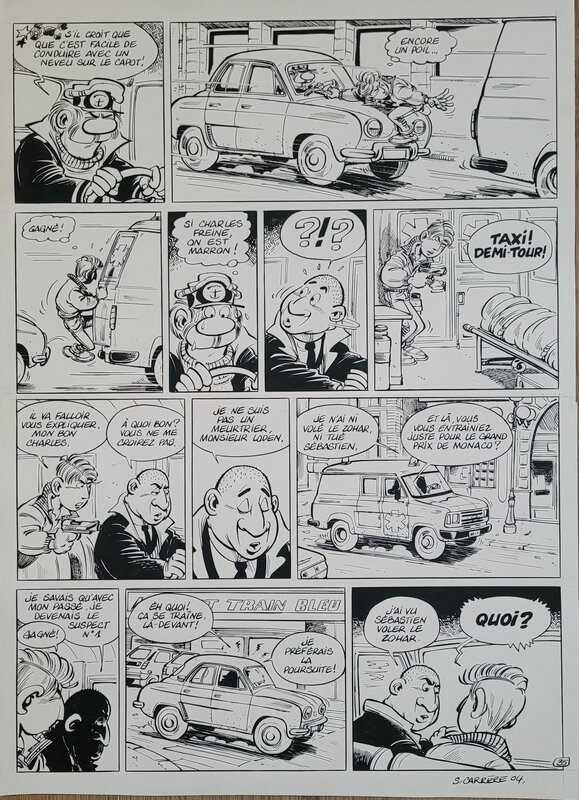 Leo LODEN par Serge Carrère, Scotch Arleston - Planche originale