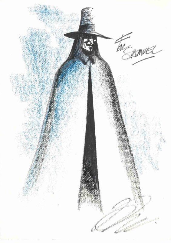 V for Vendetta by David Lloyd - Sketch