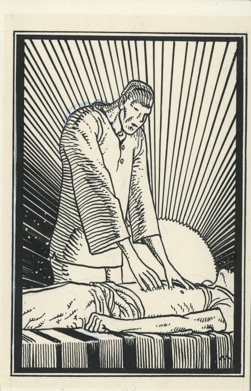 1979 - Moebius et la parapsychologie - Original Illustration