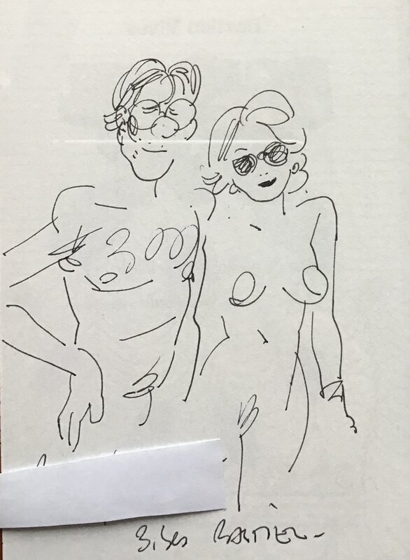 Daniel et Véronique par Bastien Vivès - Dédicace