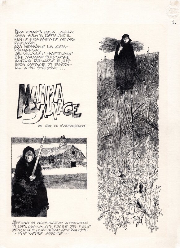 For sale - Mamma Sauvage by Dino Battaglia - Comic Strip