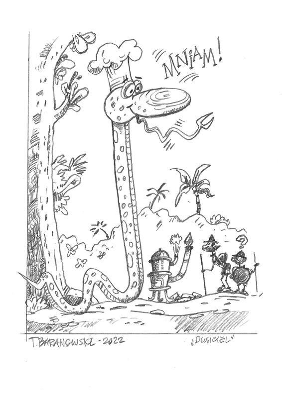 Tadeusz Baranowski, Eau gazeuse - Shaggy et Bubble - Sketch