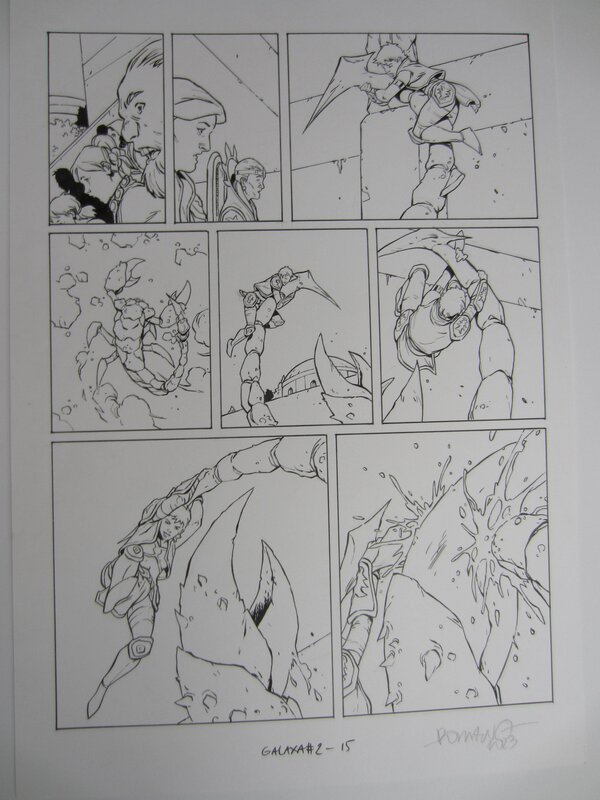 Galaxa 2 by Willy Vandersteen, Romano Molenaar - Comic Strip