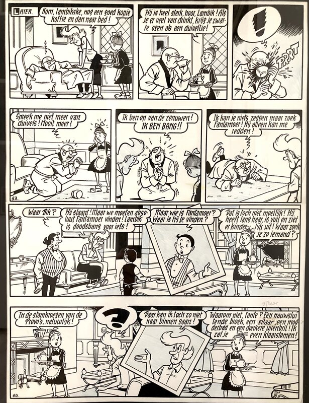 Willy Vandersteen, Suske en Wiske / Bob et Bobette - De Poenschepper - Comic Strip