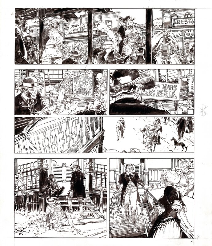 Boucq - Bouncer - Tome 3, planche 7 - Planche originale