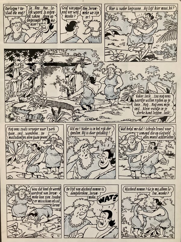 Paul Geerts, Willy Vandersteen, Suske en Wiske / Bob et Bobette - De Malle Mergpijp - Planche originale