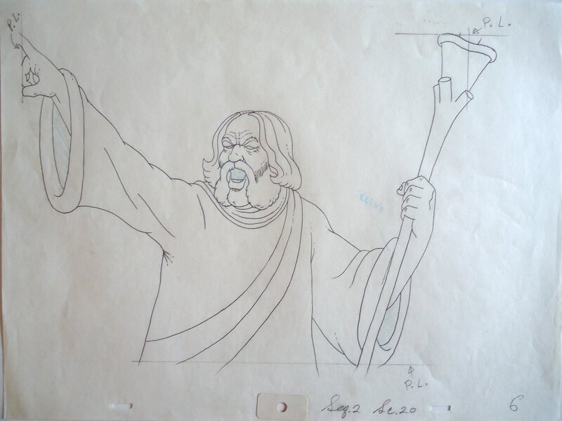 Moebius, John Bruno, Film Heavy Metal Taarna - Original Illustration