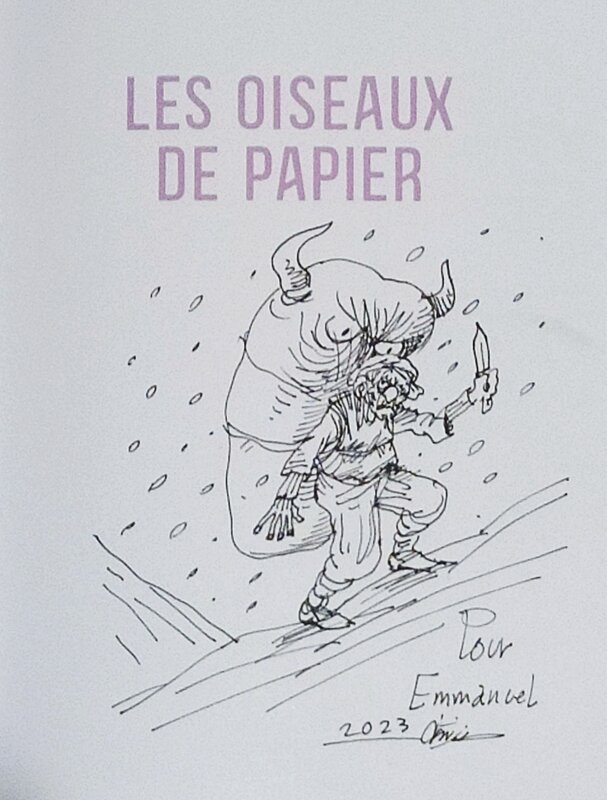 Mana Neyestani, Les Oiseaux De Papier 2023Mar17 - Dédicace