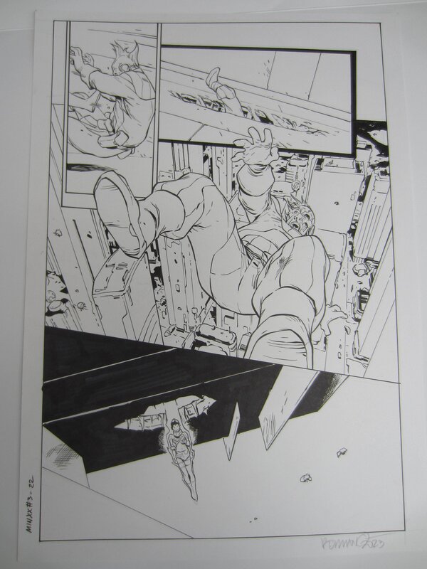 Romano Molenaar, Minxx cyberpunk issue 3 - Planche originale