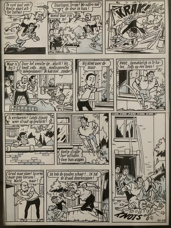 Paul Geerts, Willy Vandersteen, Suske en Wiske / Bob et Bobette - De Gladde Glipper - Comic Strip