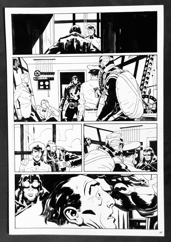 For sale - Tonci Zonjic, Lobster Johnson - Caput Mortuum pg 15 - Comic Strip