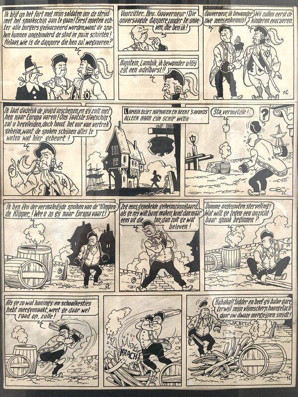 Willy Vandersteen, Suske en Wiske / Bob et Bobette - De Kleppende Klipper - Comic Strip