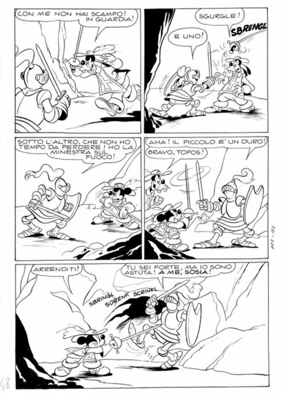 Sergio Asteriti, Abramo Barosso, Giampaolo Barosso, Topolino e il magico rubino - Comic Strip