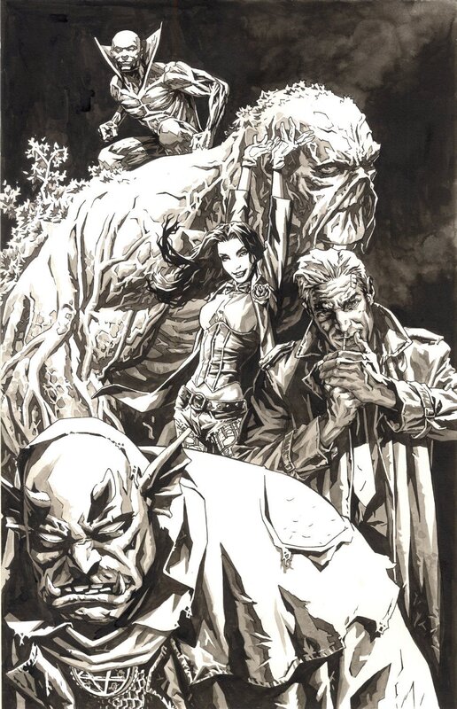 Justice League Dark by Lee Bermejo - Original Illustration