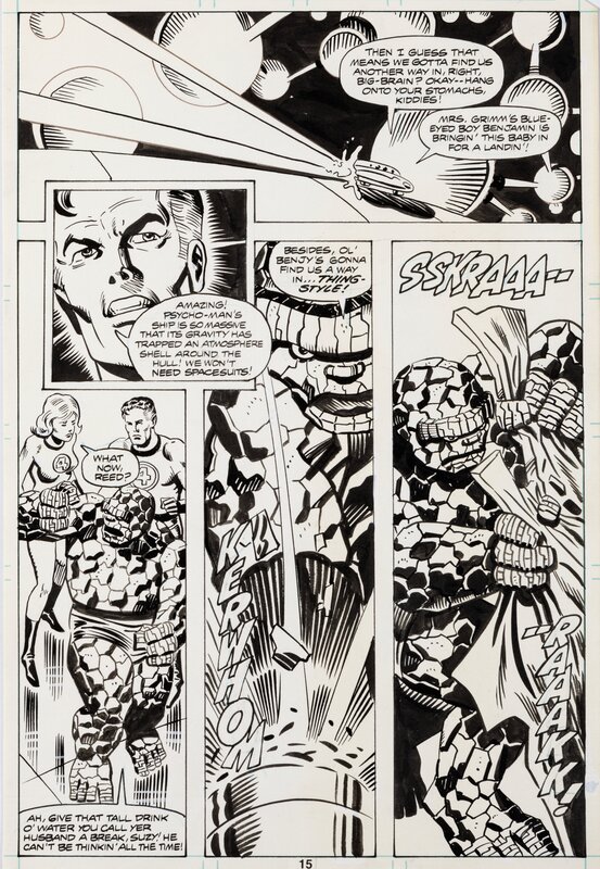 Howard Chaykin, Al Milgrom, The Micronauts - #16 p.15 - Planche originale