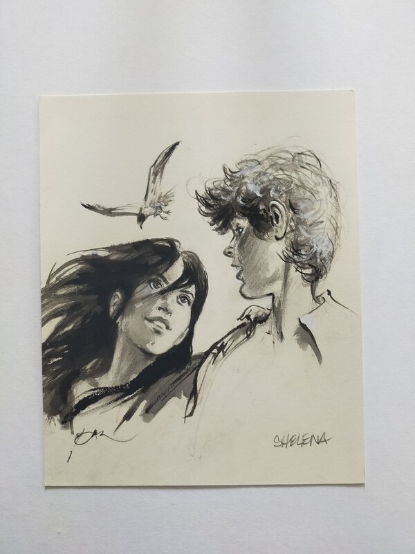 Shelena by René Follet - Original Illustration
