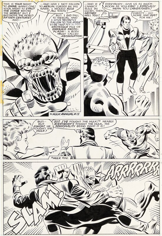 Al Milgrom, Mike Machlan, West Coast Avengers - Issue 25 p19 - Planche originale