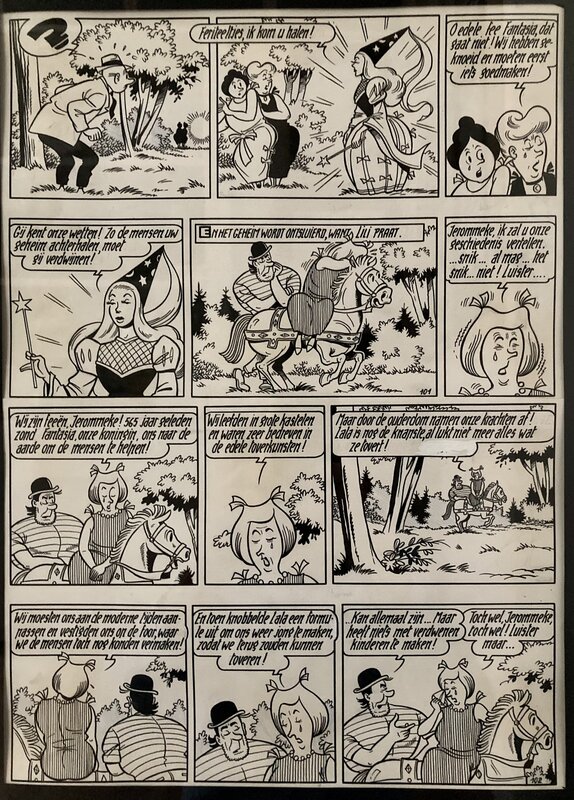Willy Vandersteen, Suske en Wiske / Bob et Bobette - De Zingende Zwammen - Comic Strip