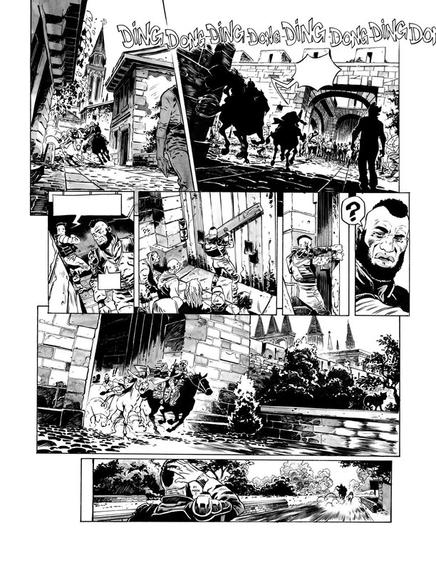 En vente - Dimitri Armand, Convoyeur tome 2 planche 48 - Planche originale