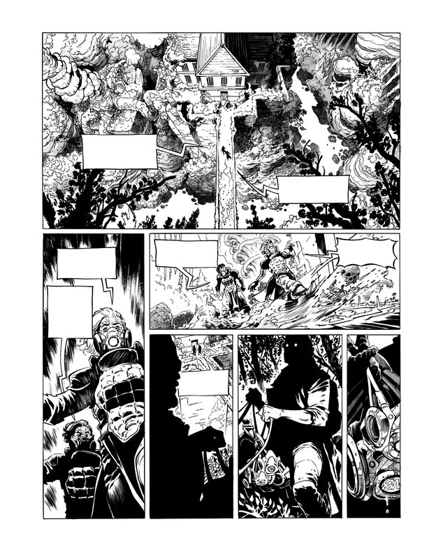 En vente - Dimitri Armand, Convoyeur tome 3 planche 02 - Planche originale