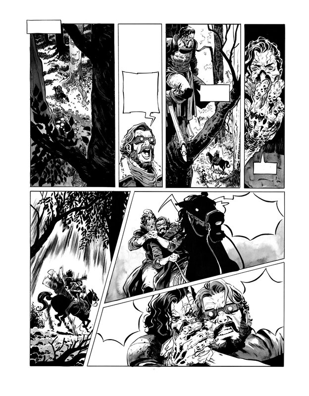 En vente - Dimitri Armand, Convoyeur tome 3 planche 21 - Planche originale