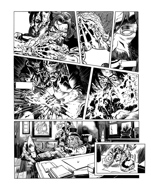 En vente - Dimitri Armand, Convoyeur tome 3 planche 22 - Planche originale