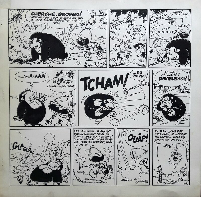 Greg, Luc Junior, Robinson planche 17 - Comic Strip