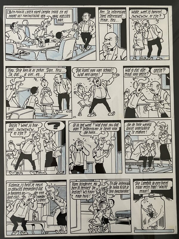 Willy Vandersteen, Suske en Wiske / Bob et Bobette - De Zeven Snaren - Comic Strip