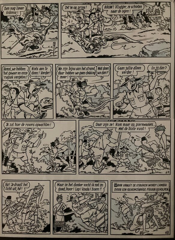 Paul Geerts, Willy Vandersteen, Suske en Wiske / Bob et Bobette - De Nare Varaan - Comic Strip