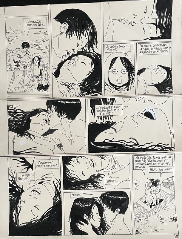 Yasuda - planche 28 par Jung - Planche originale