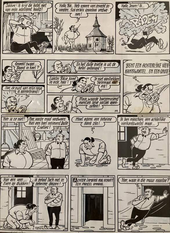 Willy Vandersteen, Suske en Wiske / Bob et Bobette - De Dulle Griet - Comic Strip