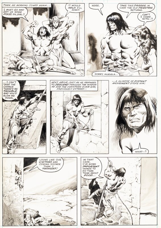 John Buscema, Danny Bulanadi, Savage Sword of Conan - #60 p.22 - Planche originale