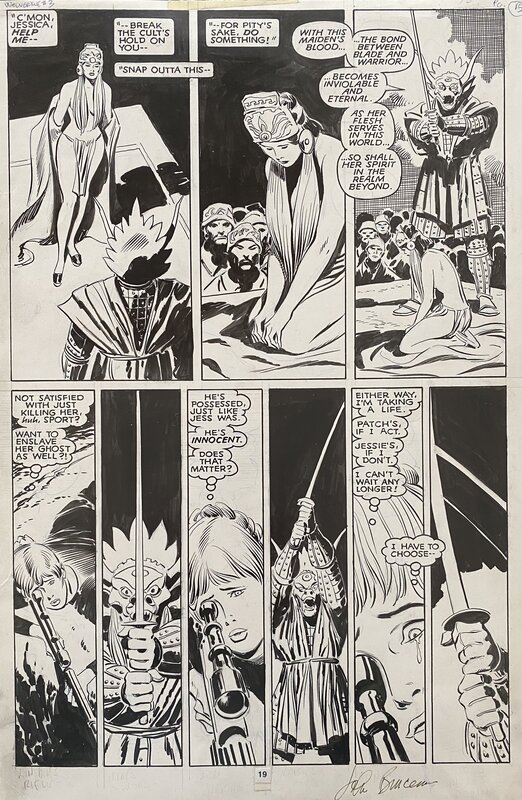 John Buscema, Al Williamson, Wolverine (vol.2) - The Black Blade - Issue 3 p15 - Planche originale