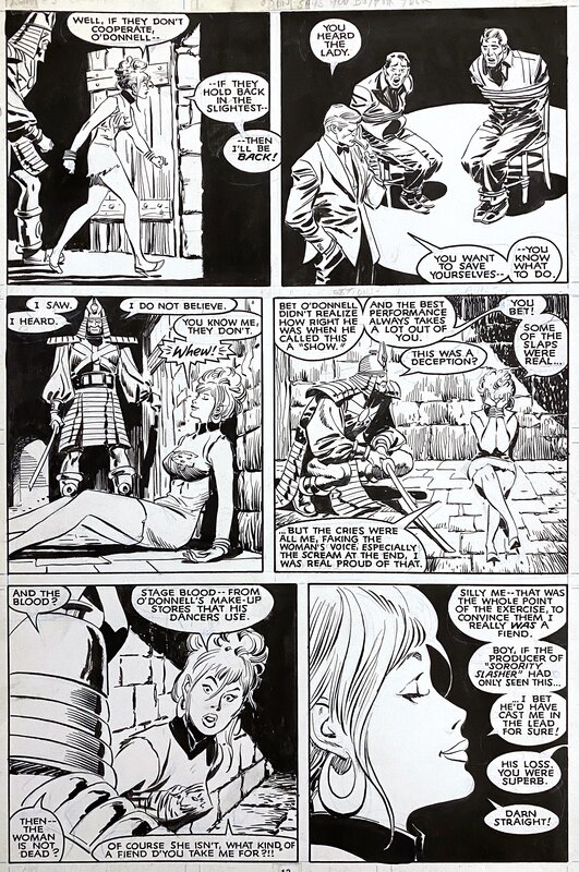 John Buscema, Al Williamson, Wolverine (vol.2) - The Black Blade - Issue 3 p9 - Planche originale