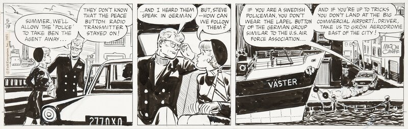 Milton Caniff, Steve Canyon - 19 Mai 1971 - Planche originale