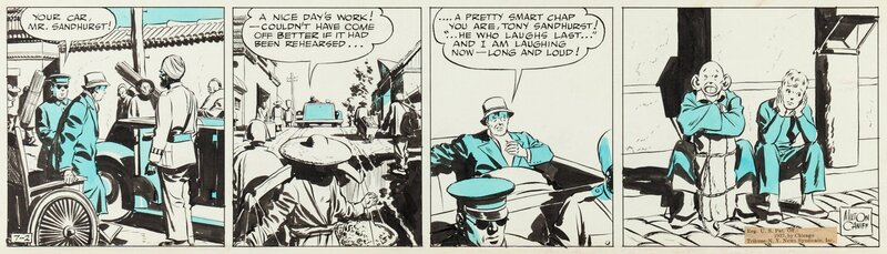 Milton Caniff, Terry and the Pirates - 2 Juillet 1937 - Planche originale