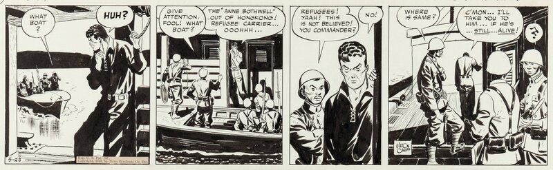 Milton Caniff, Terry and the Pirates - 23 Mai 1940 - Planche originale