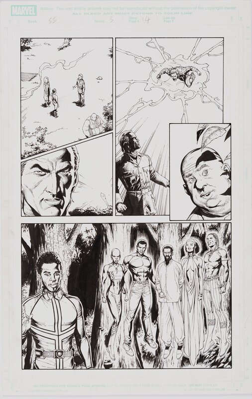 Gary Frank, Jonathan Sibal, Squadron Supreme V2 #3 P14 - Planche originale