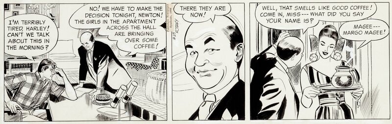 Alex Kotzky, Apartment 3-G - 23 Aout 1966 - Comic Strip