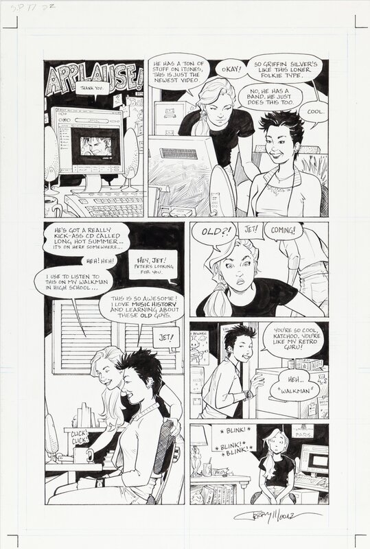 Terry Moore, Strangers in paradise v3 #77 p2 - Comic Strip