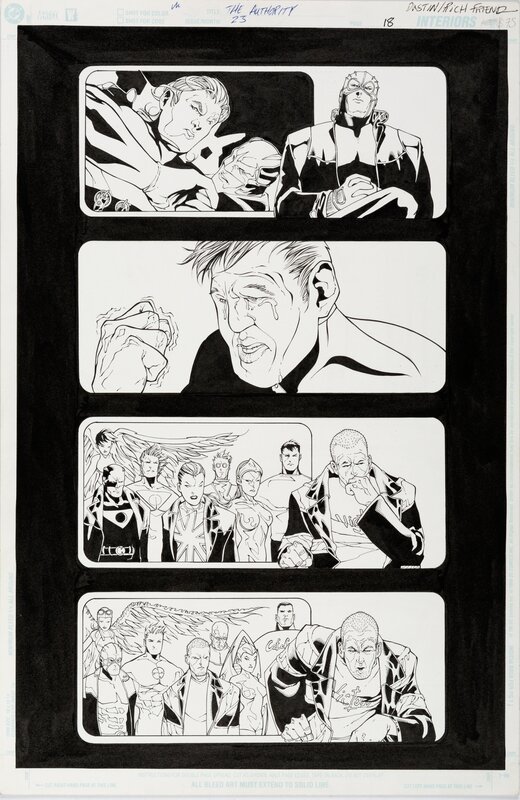 Dustin Nguyen, Richard Friend, The Authority #23 P18 - Comic Strip