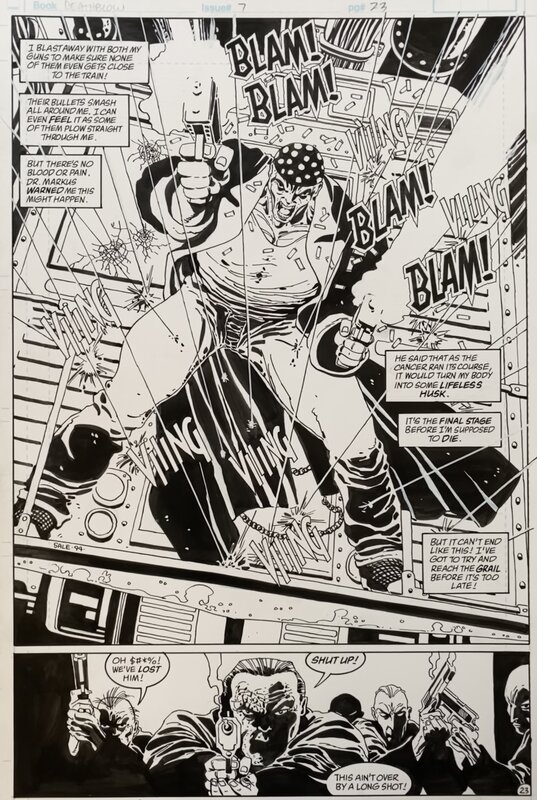 Tim Sale, Deathblow - Issue 7 p23 - Planche originale