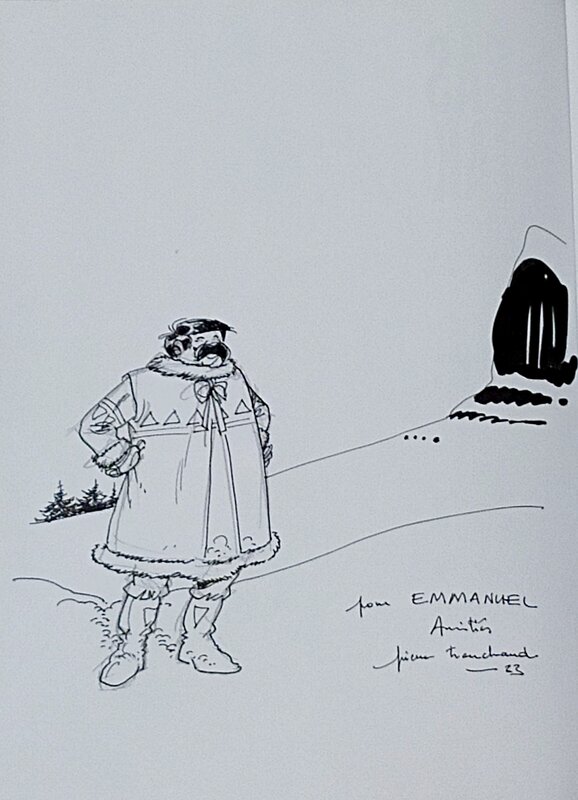 Pierre Tranchand, Bastos et Zakousky Intégrale N&B 2023Mar25 - Sketch