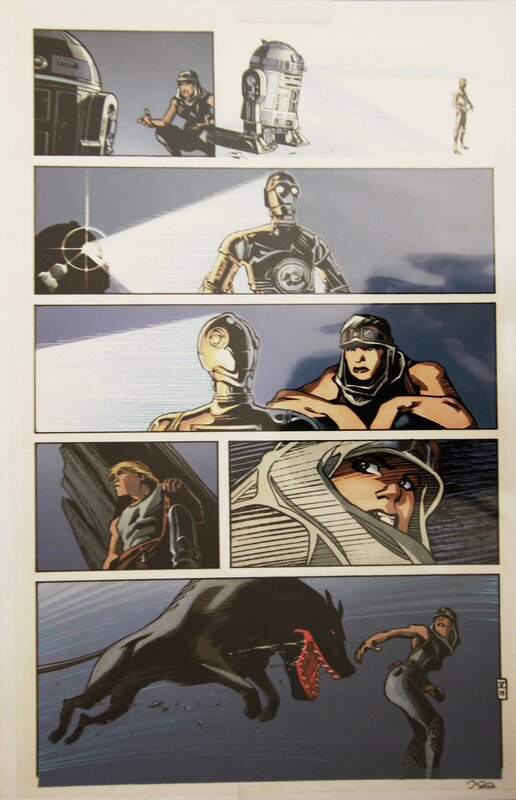Star Wars par Olivier Vatine, Frédéric Blanchard, Isabelle Rabarot, George Lucas, Mike Baron - Mise en couleur