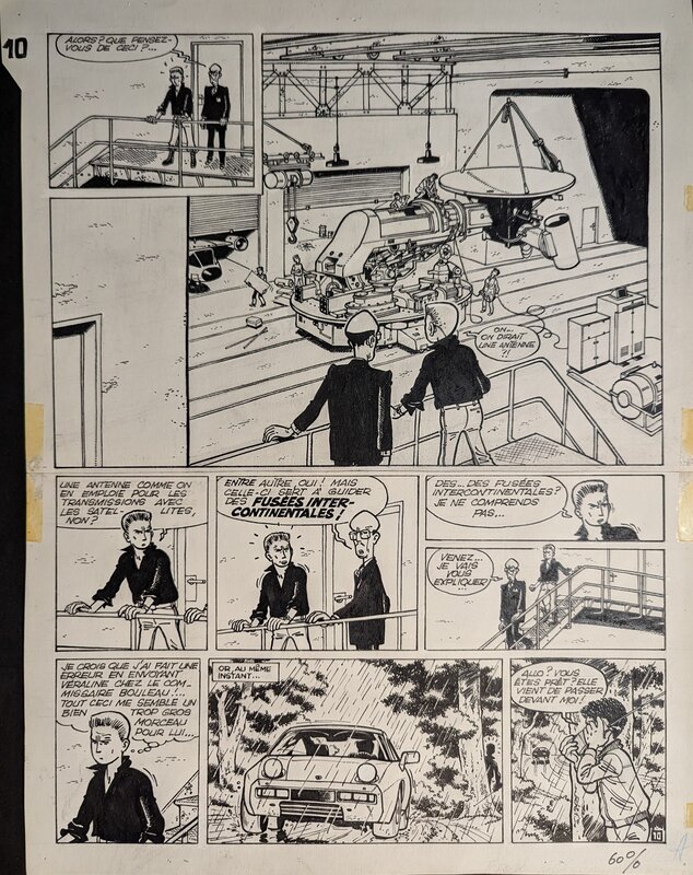 Jidéhem, Ginger, album n°5 : L'Affaire Azinski, page 10 - Planche originale